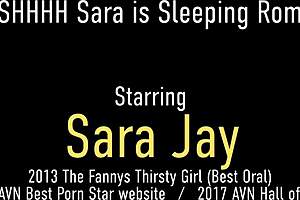 Petite Carmen Valentina fucks busty Sara Jay with Rome Major 😏