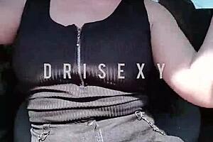 ninfeta masturbating while driving her sexy car