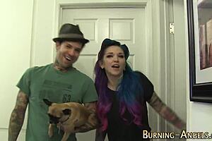 Goth emo slut craves alt toys