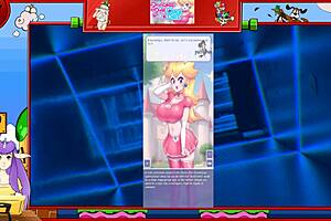 Princess Peach's Quick Date Turns Into Hot Anal Fuck