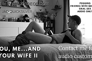 you, me, and your wife ii - asmr roleplay with oral sex and pegging