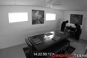 Teen Thief Tied Up for Rough Fuck!