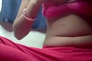 in the desi village, this bhabhi is fingering her pussy while eating it out