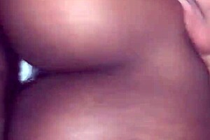 Young black attractive lady sexy gets extremely wet