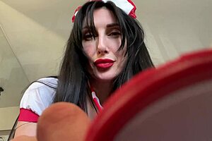 In the hospital, a sexy nurse in uniform subtly seduces and fucks her patient