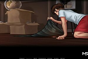 Frisson sexuel : Cheerleader dans une version animation