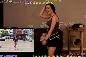 alinity shakes her sexy ass and tits in this hot dance.