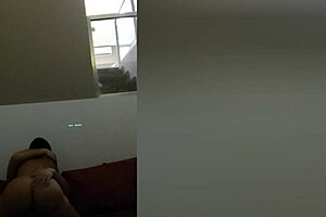 well-endowed husband fucks brunette with big ass in motel