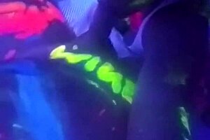 Husband and Wife Show Off on Wedding Day for Voyeurs