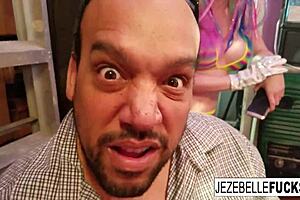 Watch Jezebelle and Leya in lesbian sex?