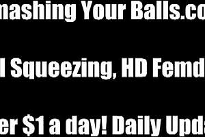 We kick your balls hard in humiliation.