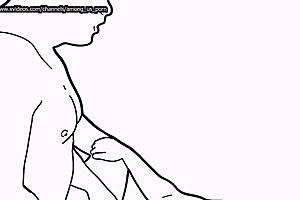 Black and White animation amateur gay cock