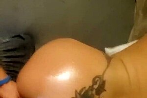 Lala Loxley big booty oiled and pounded hard