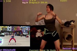alinity shakes her sexy ass and tits in this hot dance.