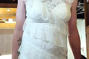 sexy shemale with big tits models panties for you