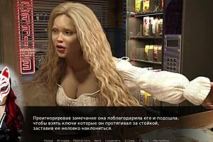 russian blonde milf in cosplay costume