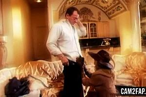 Hot blonde in porn video