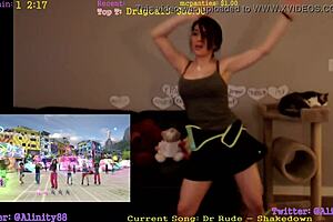 alinity shakes her sexy ass and tits in this hot dance.