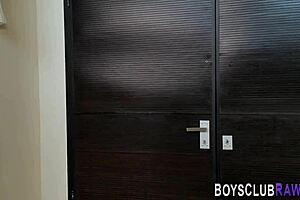 Rough gay amateur sucks dick intensely.