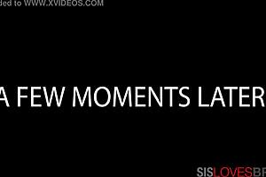 stepsister can't resist stepbrother's taboo advances