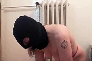 french slave in dog training session 😈