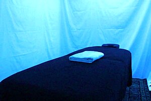 Gigi Breeze's Mysterious Blacklight Massage Session