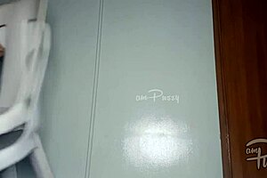 Amateur Asian Teen Masturbates with Vibrator in Lingerie!