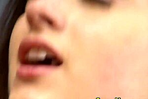 Highschool teen covered in cum in classroom