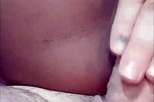 ON THE NEIGHBOR'S LAP, HIS LITTLE SLUT TAKES ADVANTAGE!