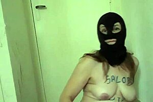 French Slave Slut Performs Intense BDSM Auto Session