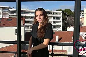 natalia, that young slut with small tits, gets in 3some group