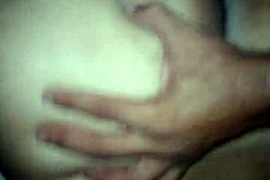 Feeling intense pleasure eating mature woman doggy style.