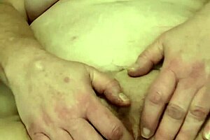 In this homemade scene, the BBW brunette reaches multiple intense orgasms while moaning loudly