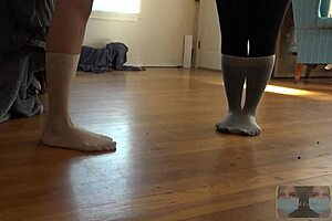 Amateur sock fetish lesbian video
