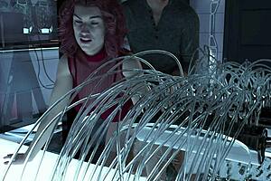 Milf feels cock in ass during waterworld game