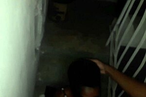 Quick Outdoor Assfucking in Construction Site with Young Black Guy!