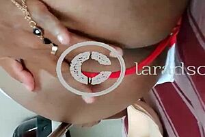 Indian Ladyboy Lara Dsouza Self-Assfucking Suggestively