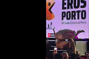 Portuguese exhibitionism featuring Eros porto's 2022 show ao vivo