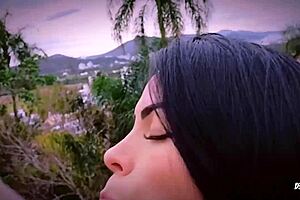 ASMR blowjob POV with stepsister