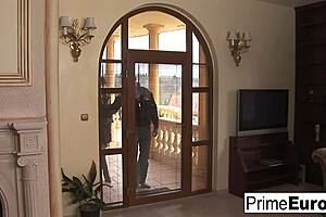 aneta belly and jeny get involved in a group scene with some fun activities