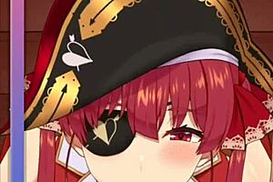 i'm so excitd for houshou's new hentai scens with blowjob and sex