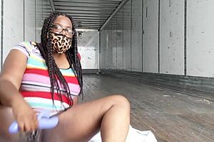 Horny Ebony Milf Truck Driver in Sexy Clips