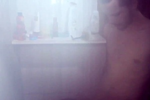 Two Friends Bang Hot Chick in Shower