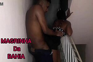 Quick Outdoor Assfucking in Construction Site with Young Black Guy!