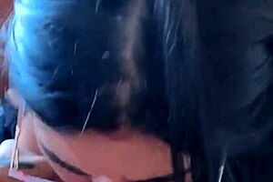 caught my guy masturbating with big tits, so i helped out