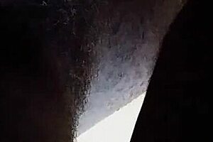 Juicy ghetto belly with monster cock and big black cock in pussy.