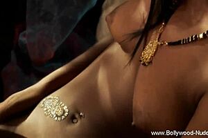 Indian Brunette Dances to Forbidden Sensual Music