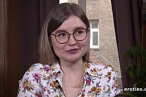 Emily, German girl, sees pleasure in toys
