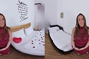 Czech VR Babe Comes Twice on Valentine