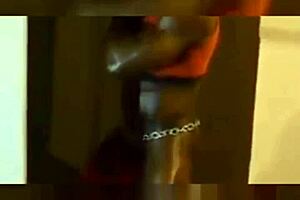 Sexy male stripper at party